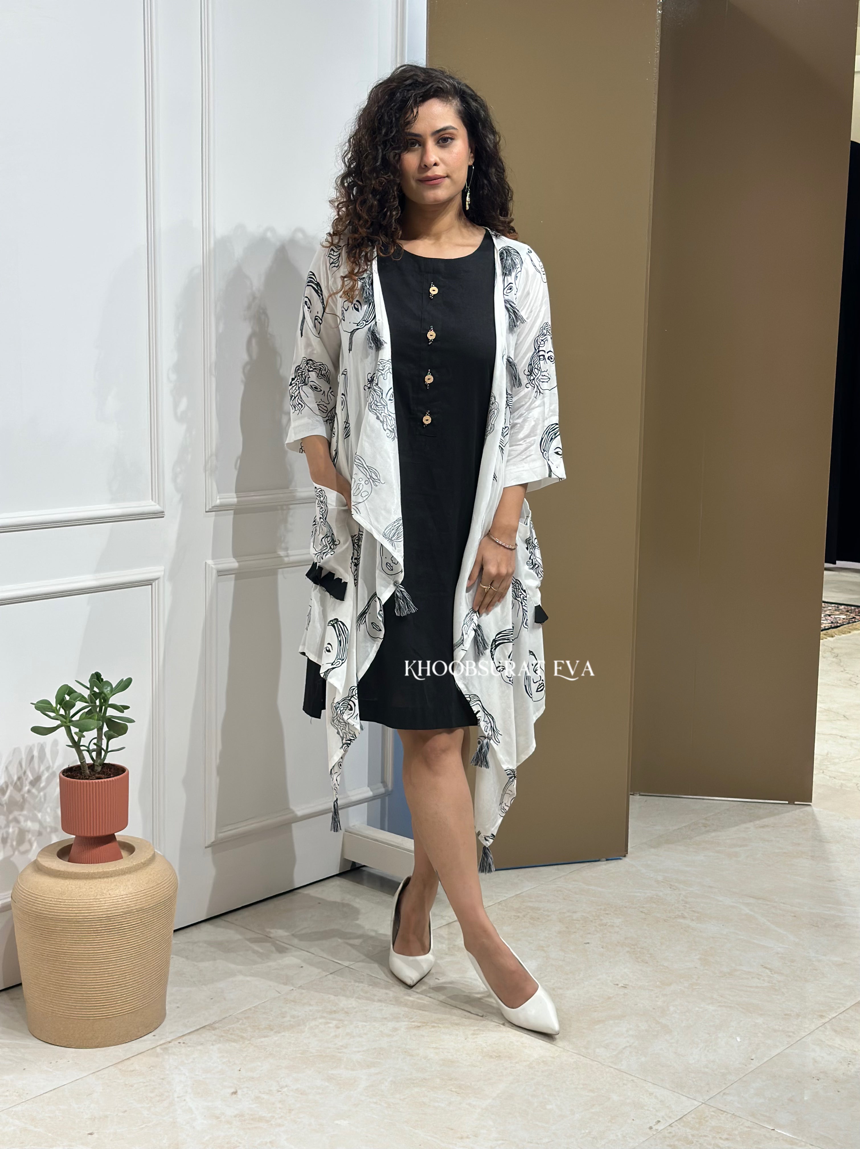Stylish Women's Jacket and Dress Set - Fashionable Outfit Combo for Casual Wear, Office, and Date Nights