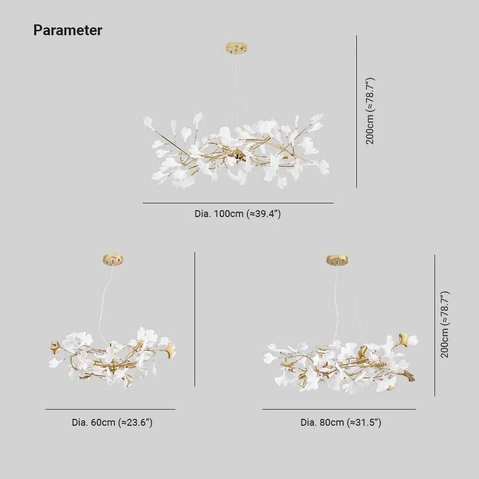 Modern White Leaf Shaped Pendant Light - Elegant Ceiling Lighting Fixture for Dining Room, Kitchen Island, and Living Room Decor