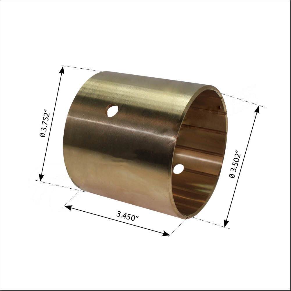 Mack Rear 4 Spring Bronze Trunnion Brushing - Replacement for 10QK157 & 80AX300 - Heavy Duty Truck Suspension Part for Smooth Ride & Durability
