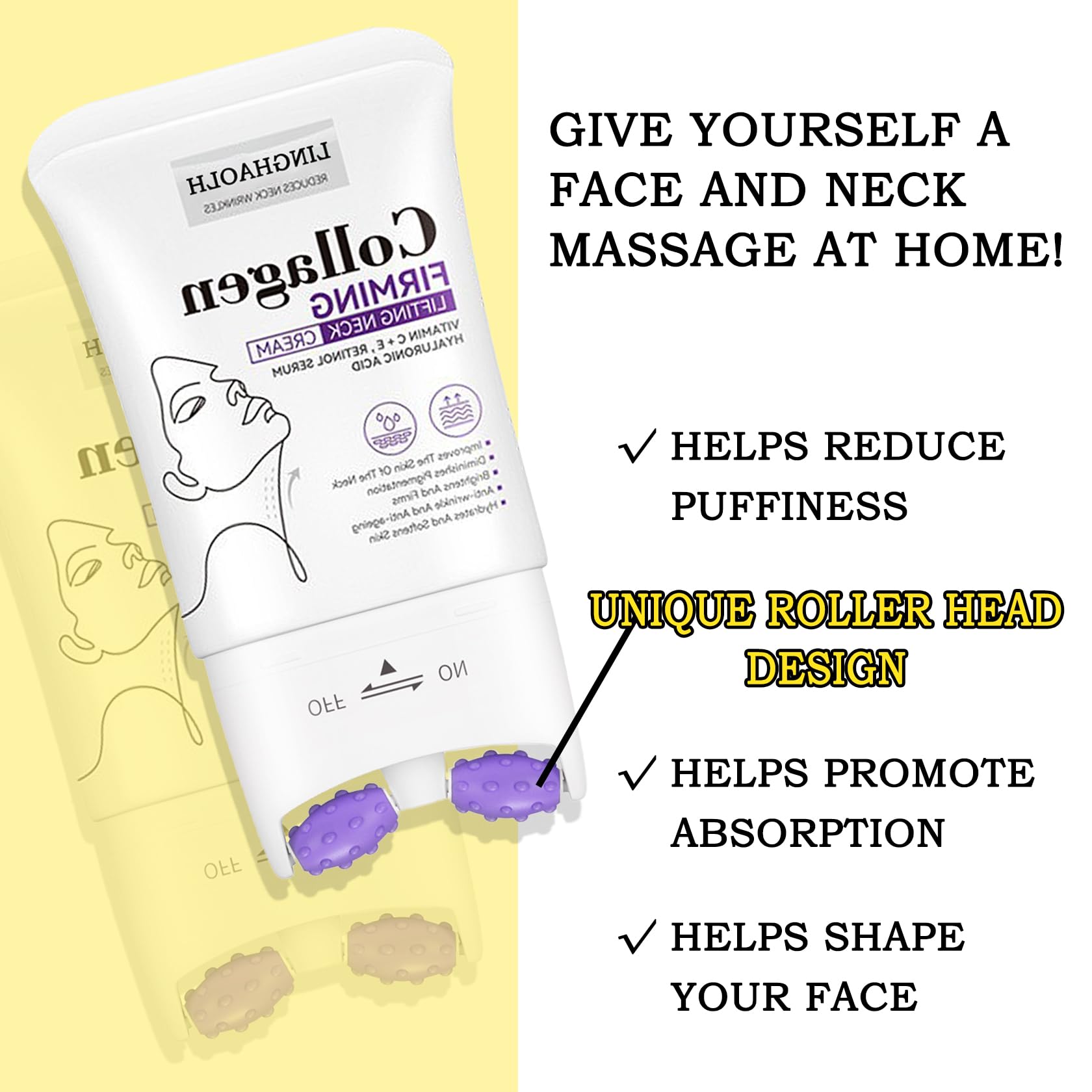 Collagen Neck Cream for Women - Hydrating & Nourishing, 3.8oz | Daily Skin Care & Anti-Aging