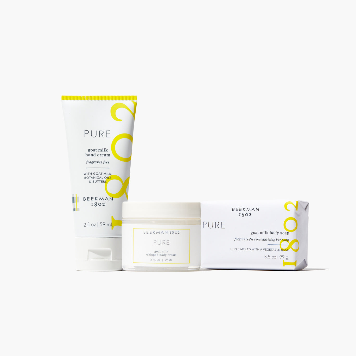 Pure Goat Milk Bodycare Minis Discovery Kit - Natural Skincare Gift Set for Dry & Sensitive Skin - Perfect for Travel, Gifting & Daily Moisturizing