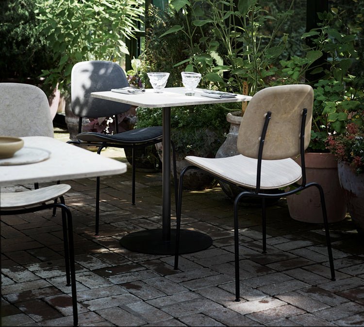 Mater Modern Compound Dining Chair - Sturdy & Stylish for Kitchen, Dining Room & Outdoor Entertaining