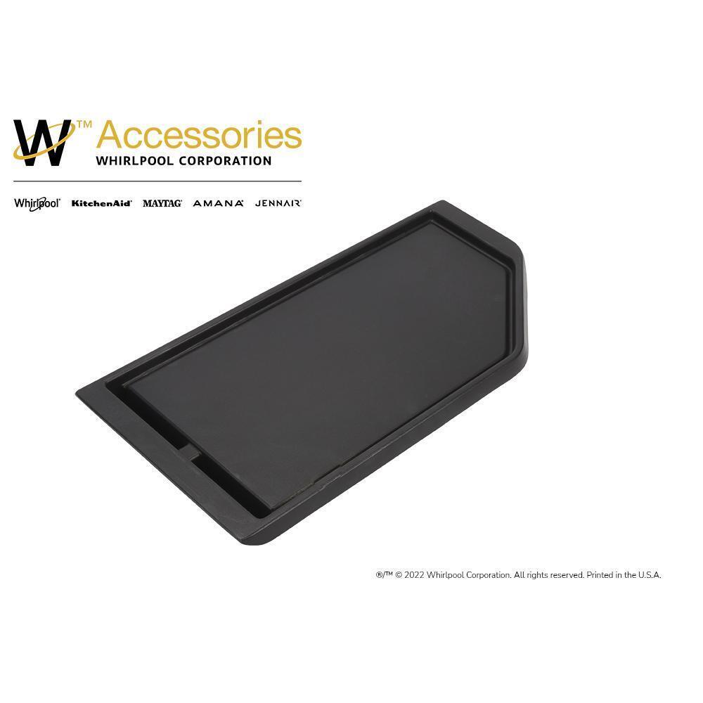 Amana W10685483 Stainless Steel Griddle Kit - Heavy Duty Commercial Grade for Restaurants, Diners & Home Kitchens - Perfect for Pancakes, Burgers & Breakfast Cooking