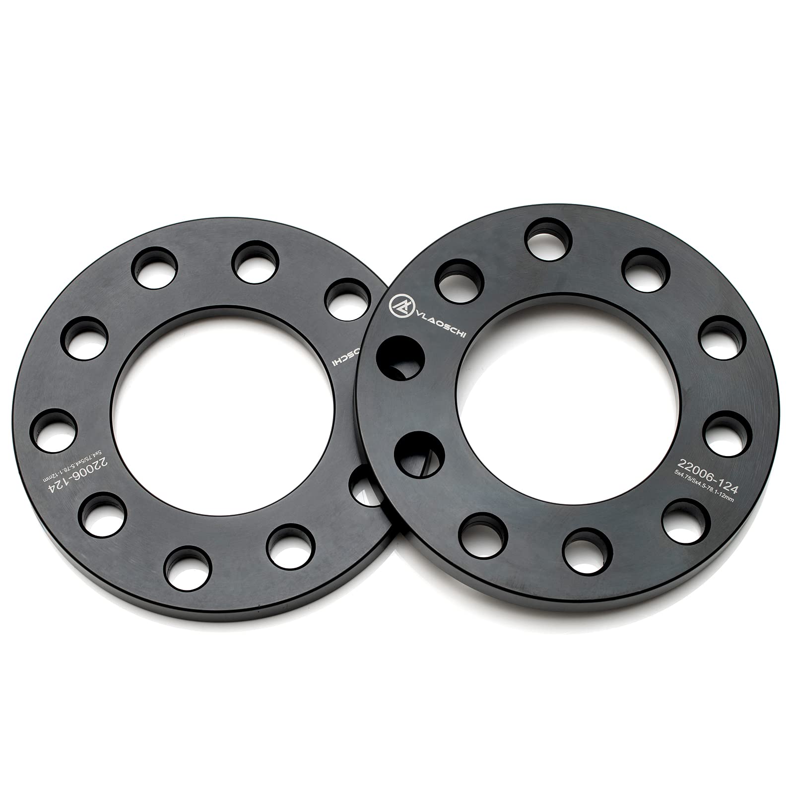 VLAOSCHI Black Forged Wheel Spacers 12mm (1/2