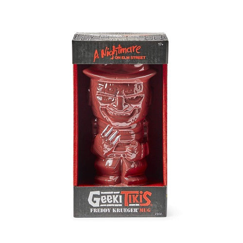 Nightmare on Elm Street Freddy Krueger Horror Movie Collectible Geeki Tikis Mug - Perfect for Halloween Parties, Horror Movie Nights & Gift for Horror Fans