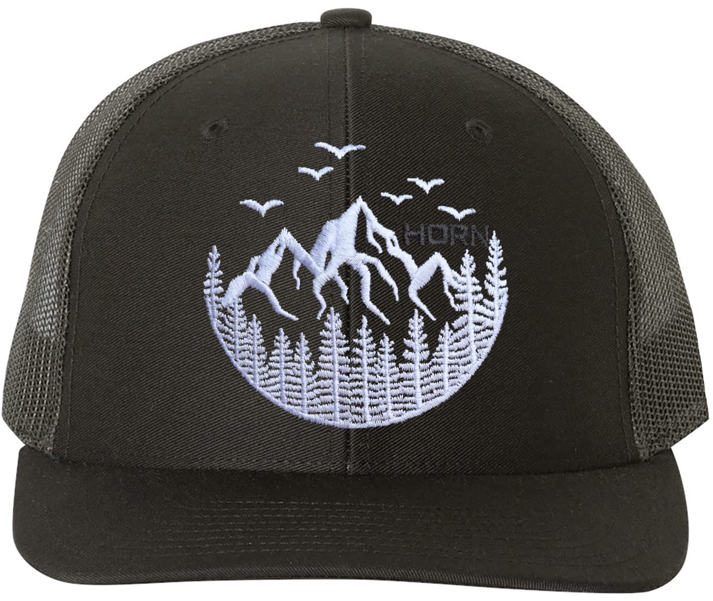 Best Trucker Hat for Outdoor Adventures - Mountain Edition for Hiking, Camping & Travel | Adjustable Mesh Back Cap