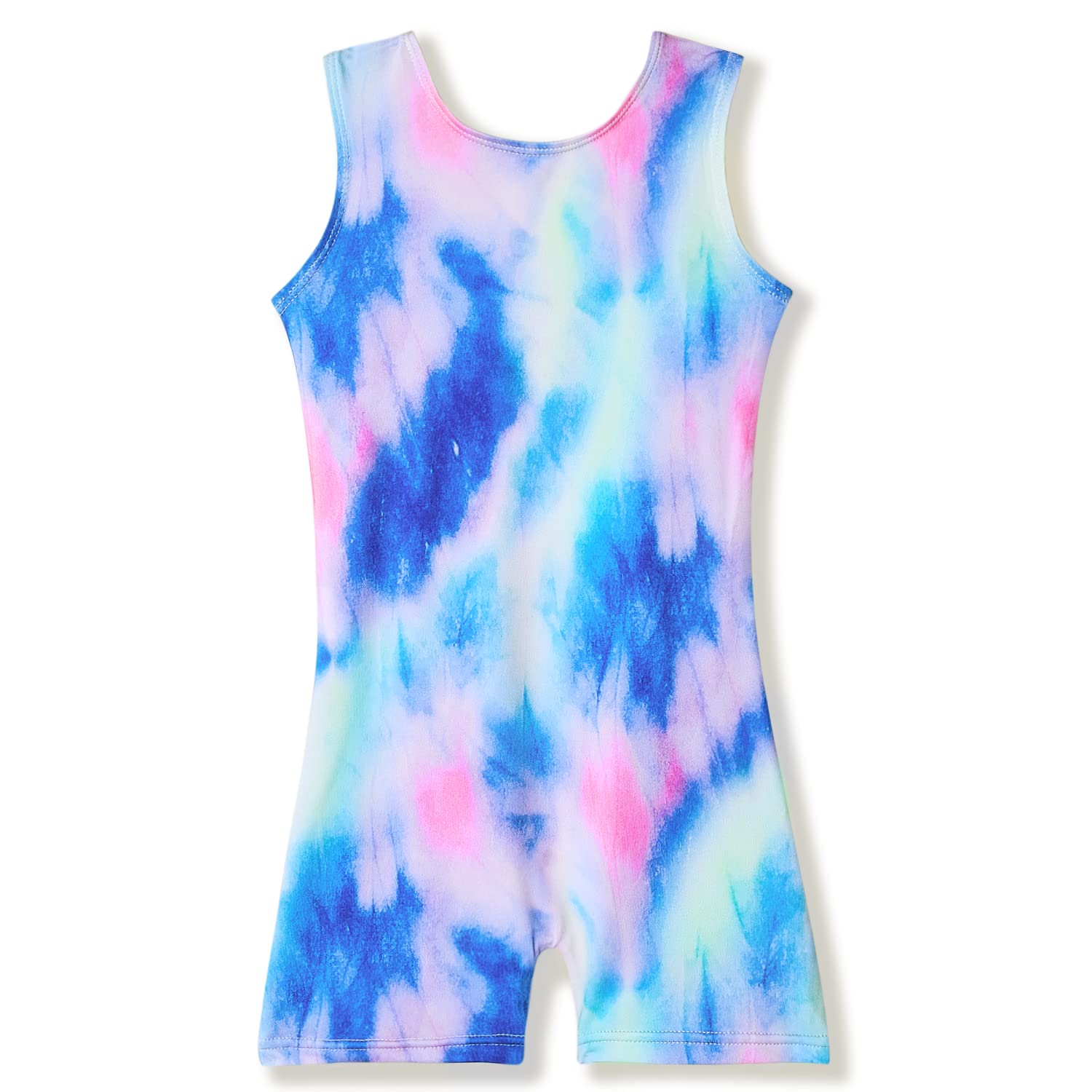 MYQFF Girls Gymnastics Leotard with Shorts - Butterfly Unicorn Mermaid Dance Unitard Biketard for Ballet, Cheerleading & Performance