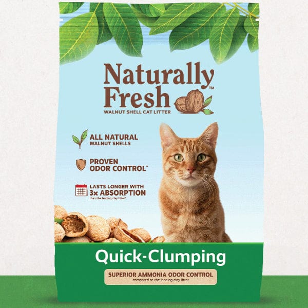 Naturally Fresh Quick Clumping Cat Litter - Odor Control & Low Dust for Multi-Cat Homes | Perfect for Indoor Litter Boxes & Small Spaces