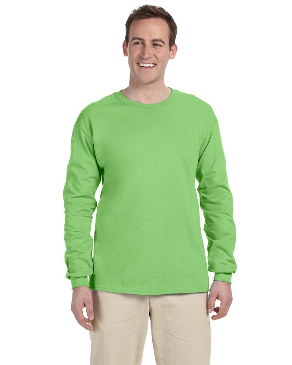 Fruit of the Loom Men's & Women's Ribbed Cuff Jersey T-Shirt - Soft Cotton Crewneck Tee for Casual Wear, Workout & Everyday Comfort