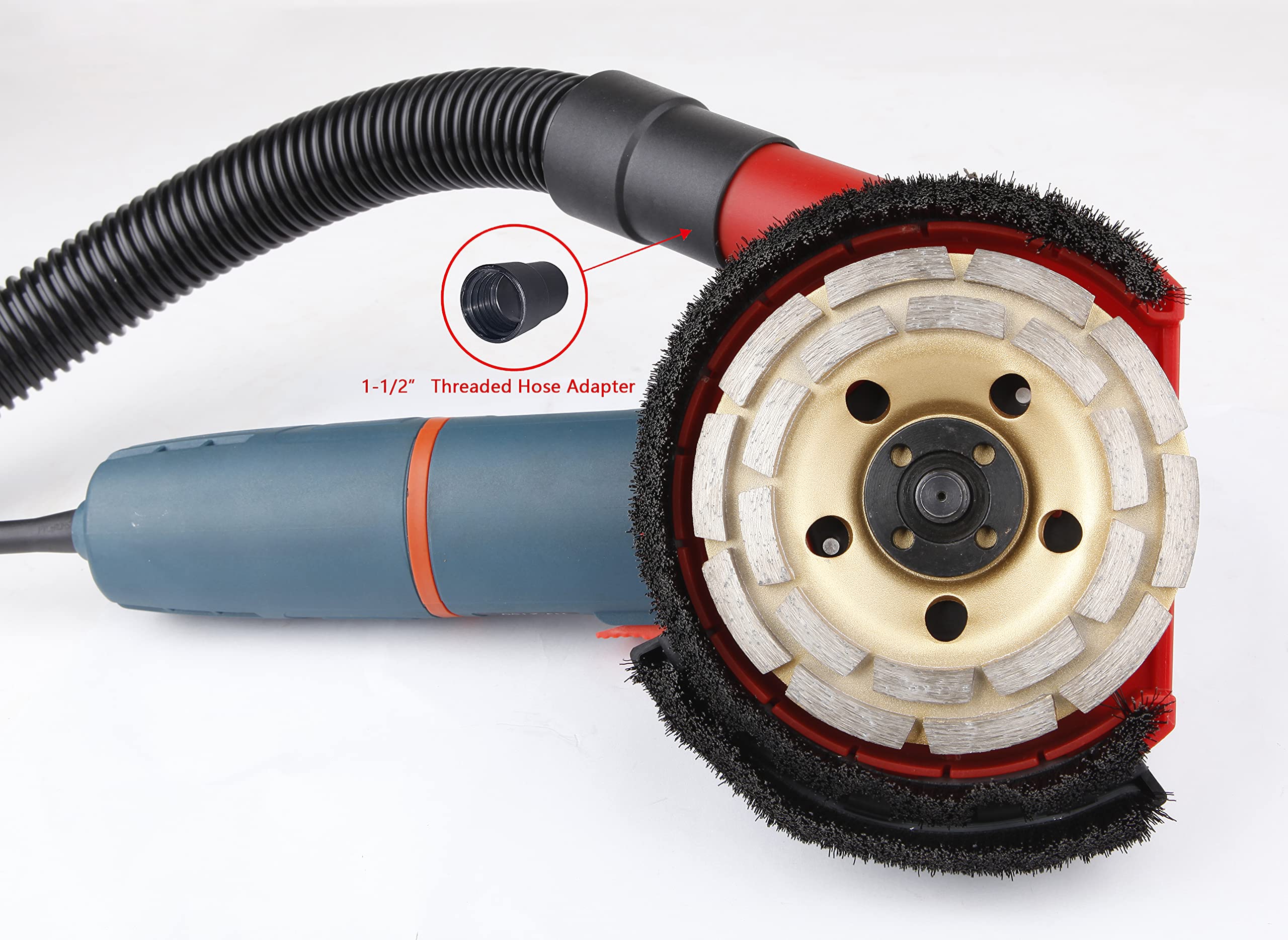 Universal 7-Inch Expert Surface Grinding Dust Shroud for Angle Grinder | Dt1702-180 | Perfect for Concrete, Metal & Tile Work | Dust Control Solution for Construction & DIY Projects