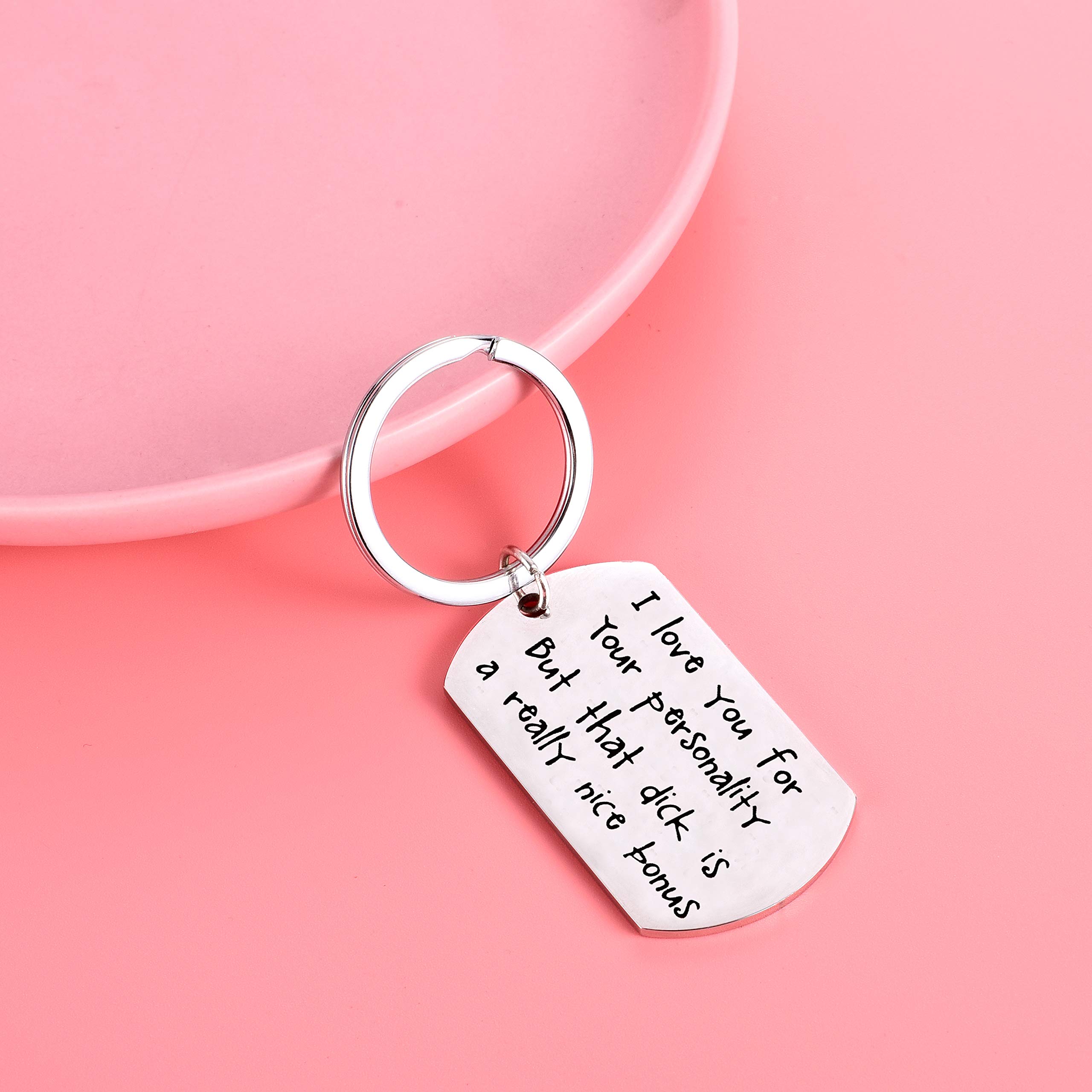 Funny Couples Keychains - Cute Boyfriend Girlfriend Gifts for Valentine's Day, Anniversary & Romantic Occasions - Perfect for Date Nights, Love Tokens and Relationship Keepsakes