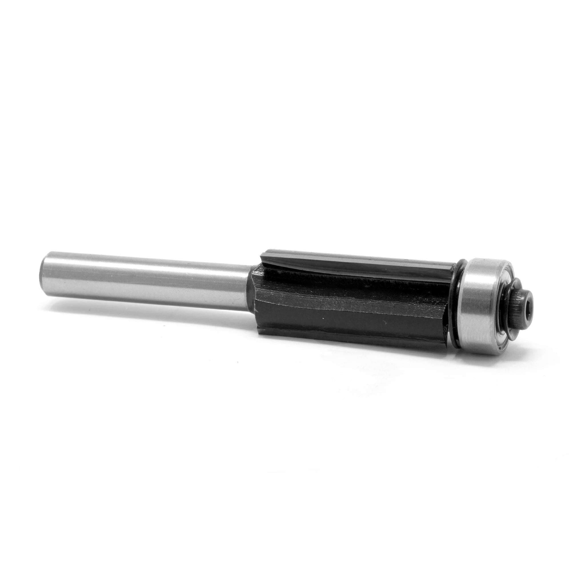 WEN RB501FW 1/2 Inch Flush Trim 3 Wing Carbide Tipped Router Bit with 1/4 Inch Shank - Perfect for Woodworking, Cabinet Making, and DIY Projects
