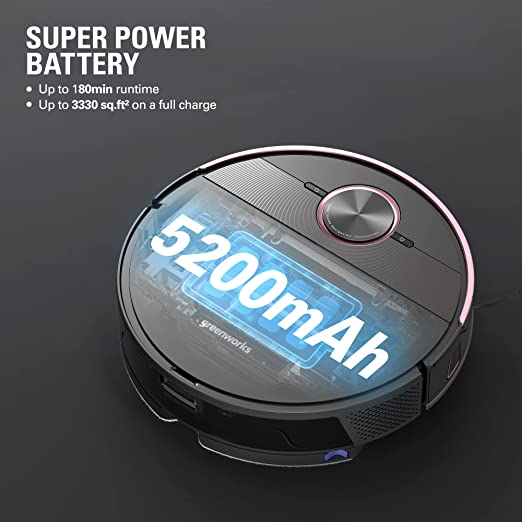 GRV 5011 2-in-1 Self-Cleaning Robot Vacuum and Mop Combo - Smart Home Cleaning for Hardwood Floors & Carpets | Ideal for Pet Hair & Daily Maintenance