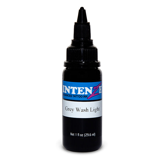 Intenze Tattoo Ink - Professional Gray Wash Light Tattoo Ink for Artists - Various Sizes Available - Perfect for Shading and Realistic Tattoo Designs