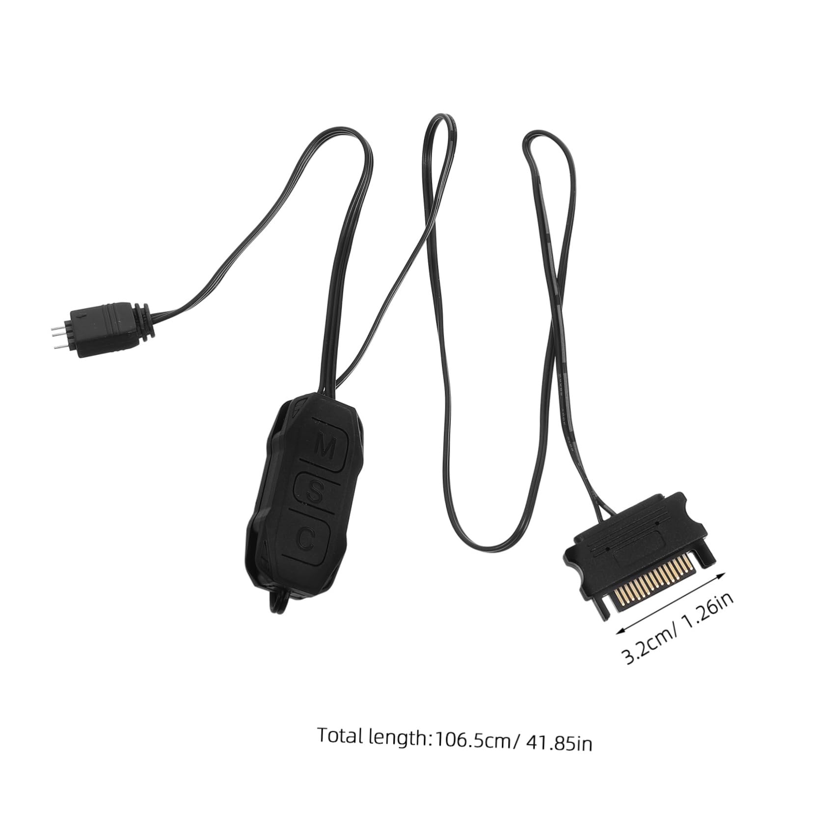 OSALADI 2-Pack RGB LED Controller Kit for PC - Includes Motherboard Controller, Addressable LED Strip Controller & Software with Adapter | Perfect for Gaming PC Setup, Custom Desktop Lighting & Home Office Decoration