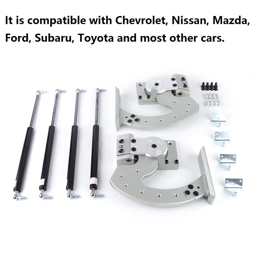 Universal Lambo Door Kit - 90 Degree Vertical Door Hinge Conversion for Most Cars (Including Convertibles) | Bolt-On Installation | US Stock | Perfect for Car Shows & Custom Builds