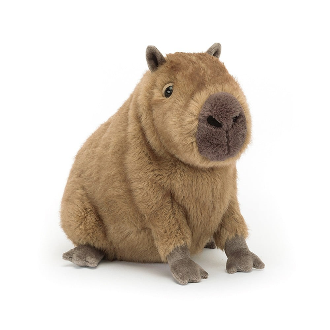Jellycat Clyde Capybara Plush Toy - Ultra Soft Stuffed Animal for Kids & Adults - Perfect for Cuddling, Gifts, and Home Decor