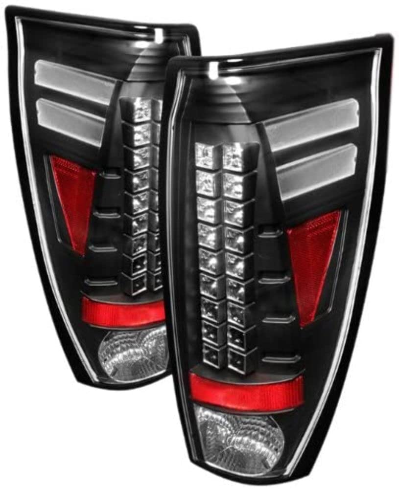 Spyder Auto 5001061 LED Tail Lights Black/Clear - High-Performance Brake Lights for Trucks & SUVs