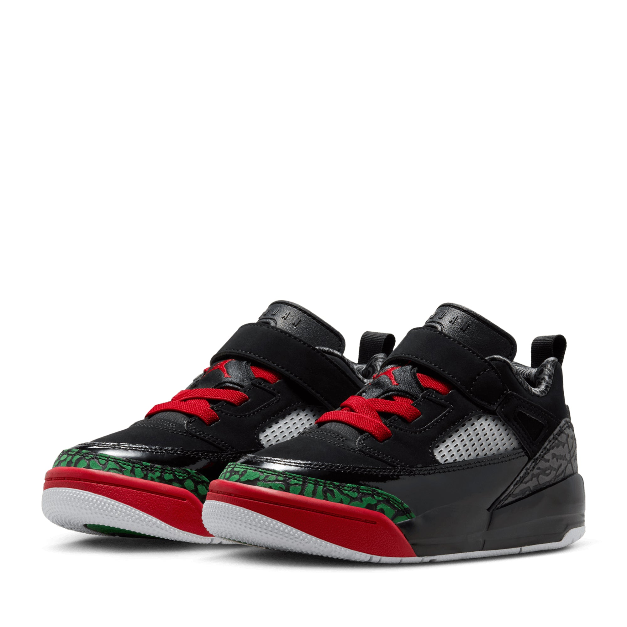 Jordan Spizike Low (PS) Black/Varsity Red Sneakers - Stylish Basketball Shoes for Men & Women - Perfect for Casual Wear, Sports & Street Fashion