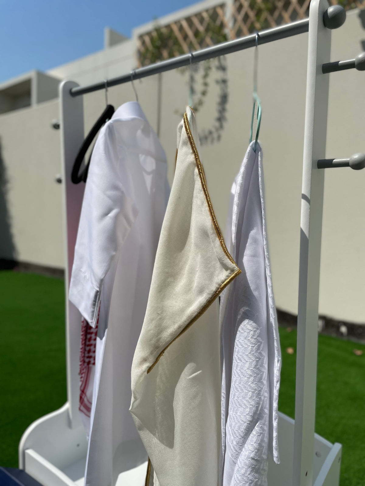 Prestige Baby Boy Thobe Gift Set - Cream Bisht for 0-12 Months | 5-Piece Outfit for Newborns, Eid, and Special Occasions