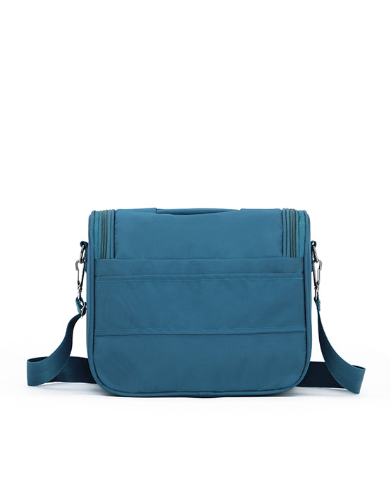 Tosca TCA607 Oakmont Beauty Case - Teal Makeup Organizer for Travel & Home Storage | Durable Cosmetic Bag with Multiple Compartments