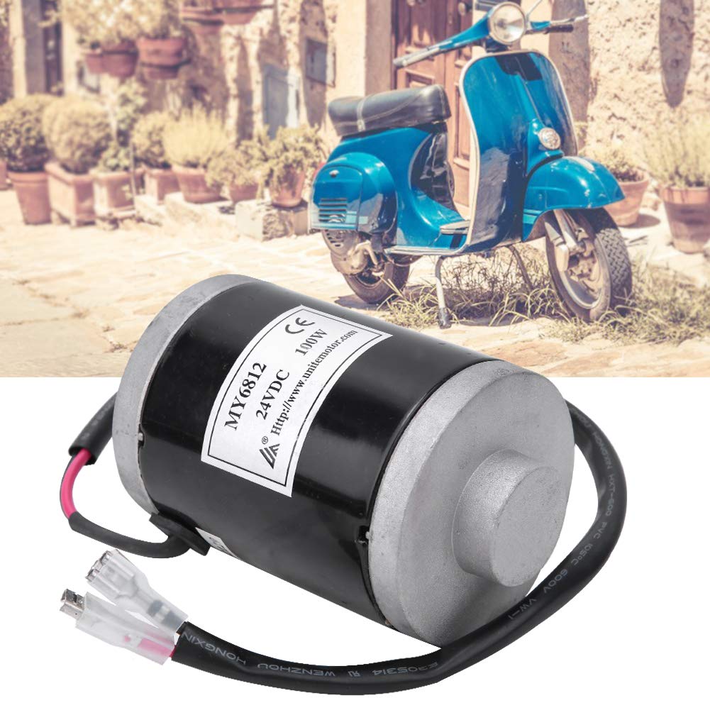 24V 100W High Speed Brushed Electric Motor with Belt Pulley - MY6812 Replacement for Electric Scooters, E-Bikes & DIY Projects | Perfect for Home Repairs, Hobby Models & Power Tools Accessories