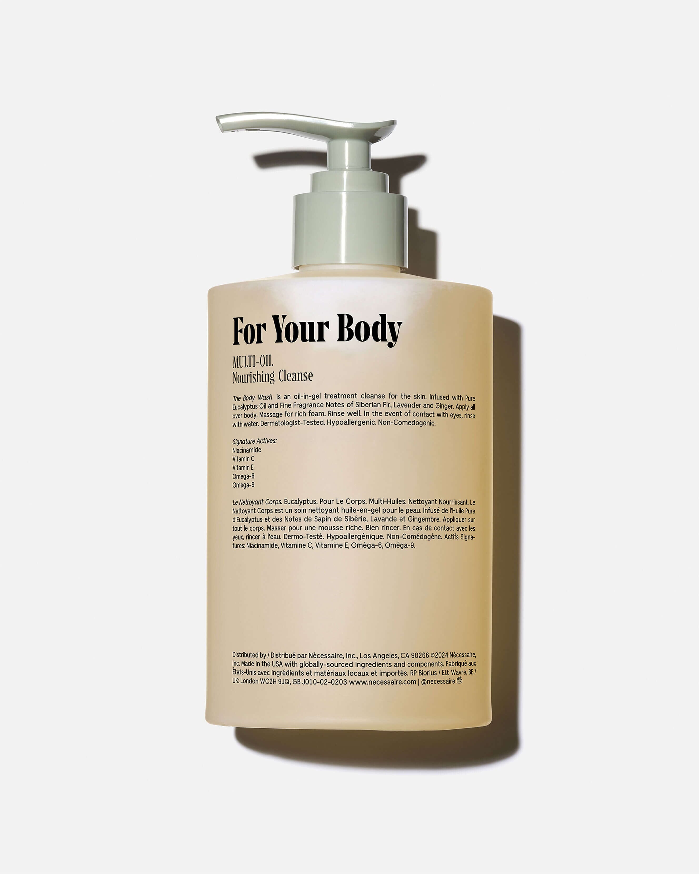 Refreshing Eucalyptus Body Wash for Men & Women - Hydrating & Soothing Shower Gel for Dry Skin - Perfect for Daily Use, Gym & Spa