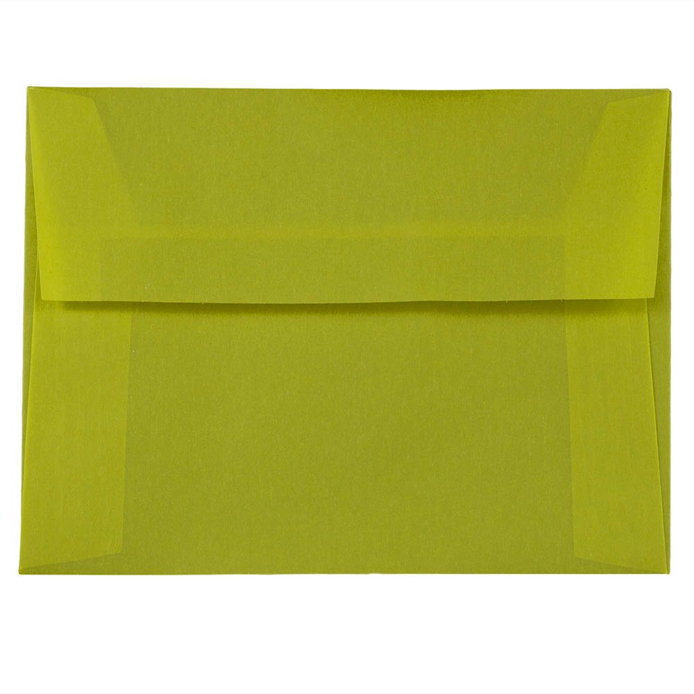 JAM PAPER A2 Translucent Vellum Envelopes 4 3/8x5 3/4 - 1000pcs for Wedding Invitations