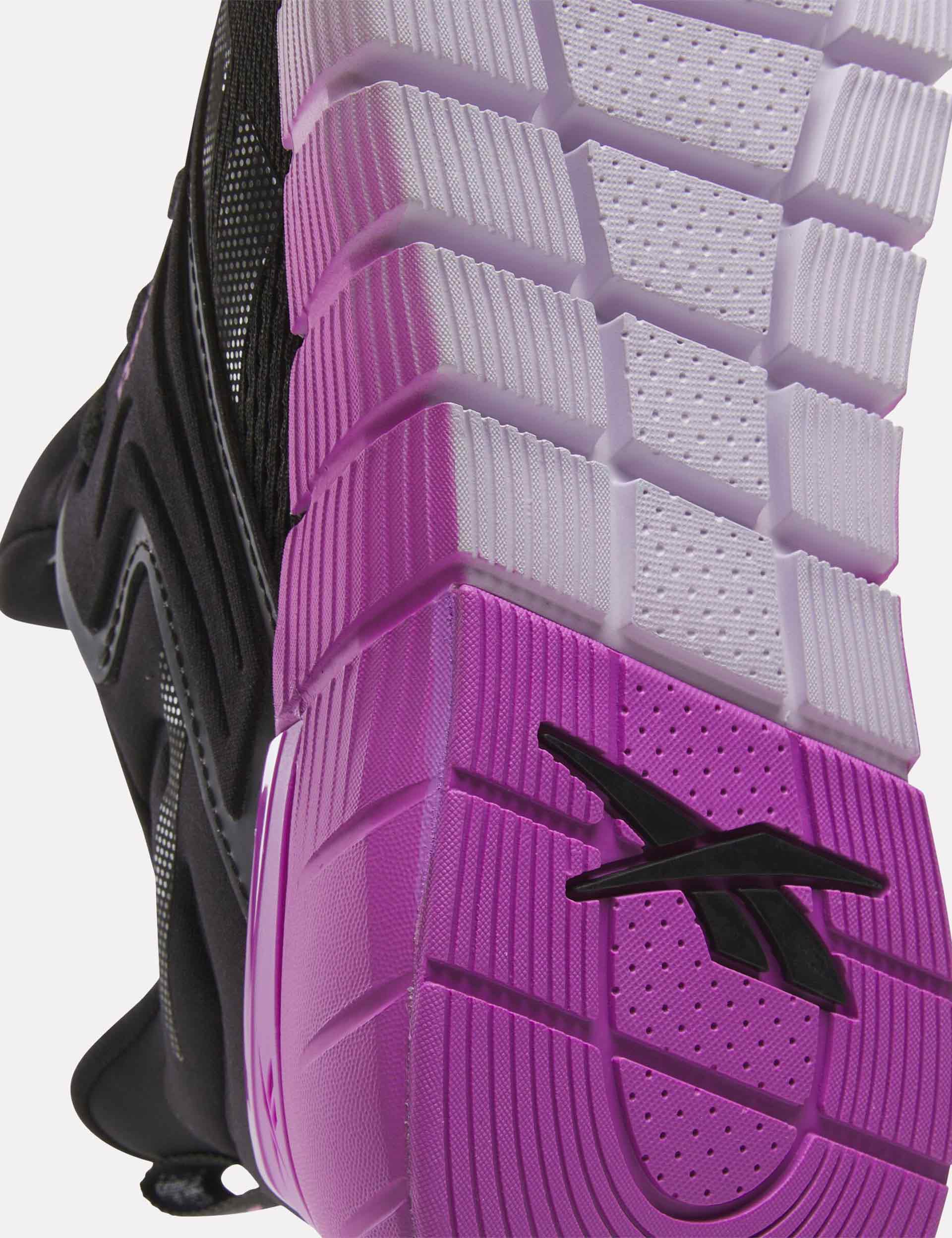 Nano Gym Shoes for Men & Women - Lightweight Running Shoes for Workout, Training, Fitness - Black/Purple Rave Digital Gleam Sneakers - Perfect for Gym, Jogging, and Casual Wear