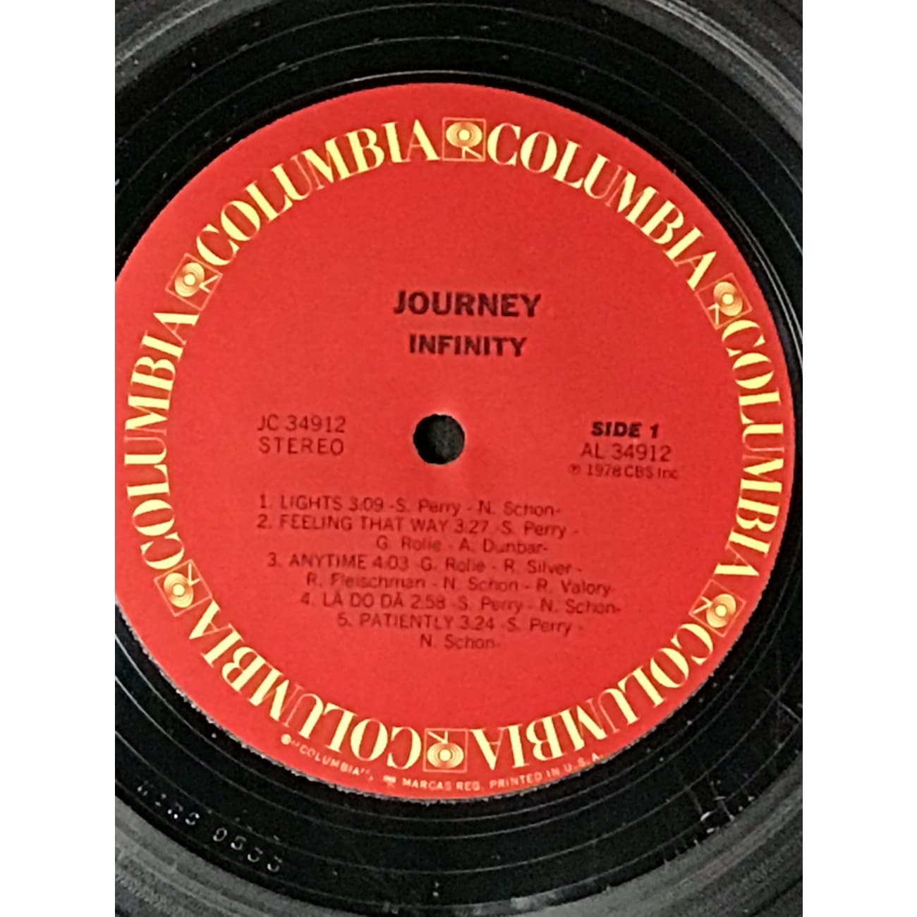 Journey Infinity RIAA Platinum LP Award - Certified Music Record Display for Collectors & Fans - Perfect for Home, Office, or Music Studio Decor