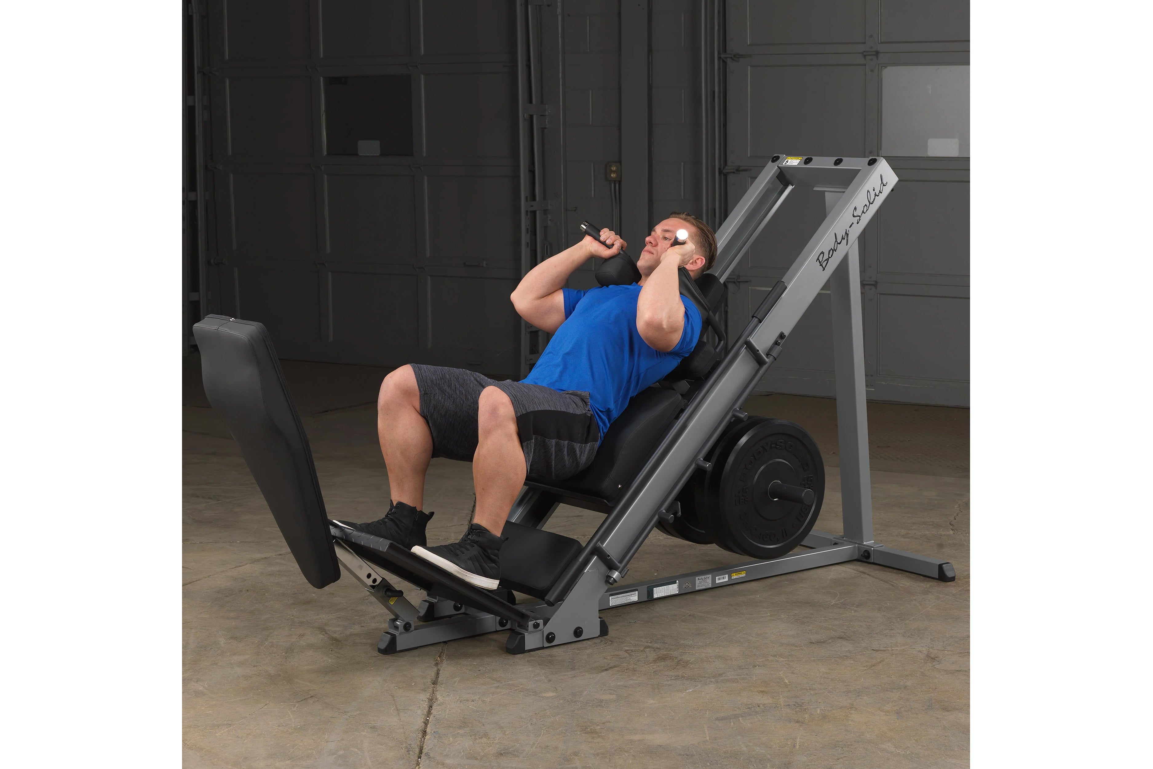 Body Solid GLPH1100B Leg Press & Hack Squat Machine for Home Gym - Strength Training Equipment for Legs, Glutes Workout | Perfect for Home Fitness, Commercial Gyms & Personal Training Studios
