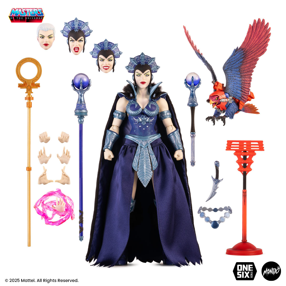 Masters of the Universe Evil Lyn 1/6 Scale Collectible Action Figure - Limited Timed Edition - Perfect for Display, Collectors & He-Man Fans