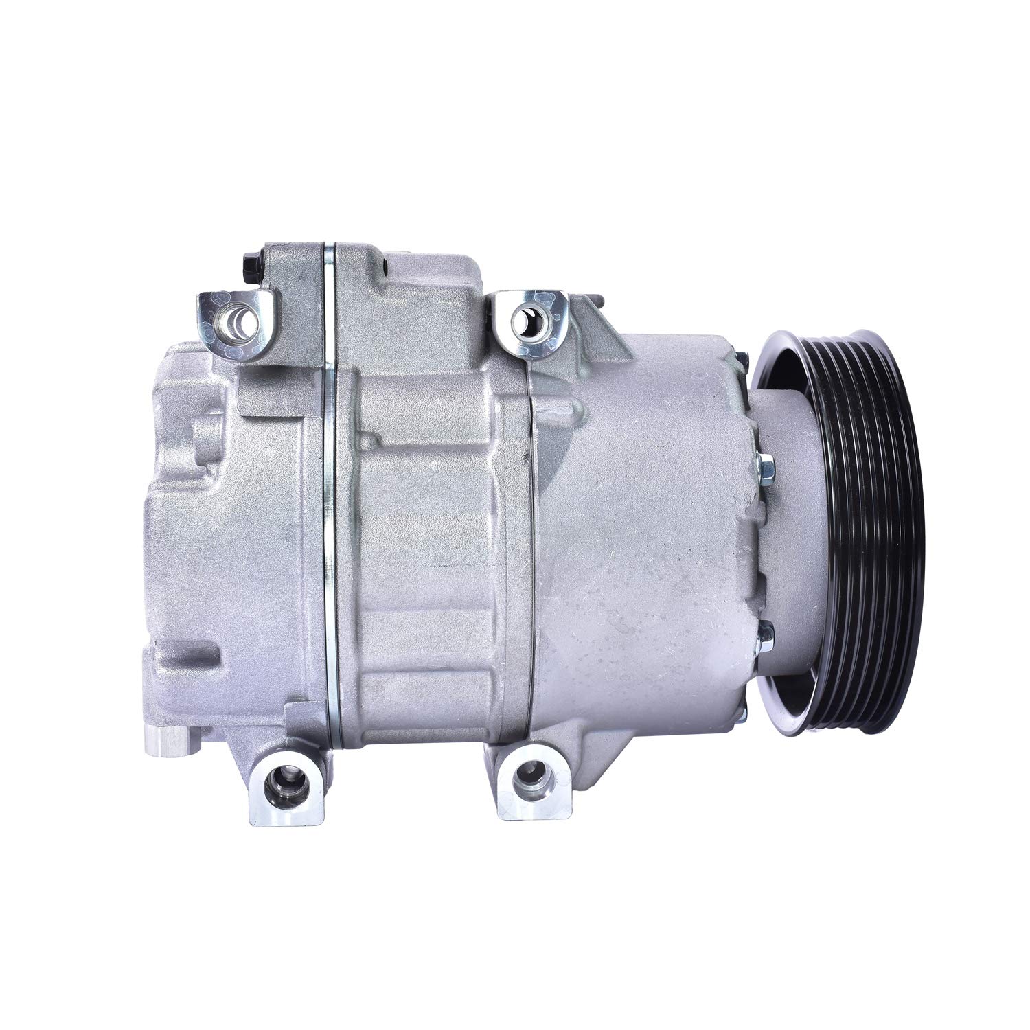 Original Equipment Mando 10A1465 AC Compressor with Clutch - Pre-filled Oil for Car & Truck Air Conditioning System Repair | Compatible with Multiple Vehicle Models | Perfect for DIY Mechanics & Auto Shops