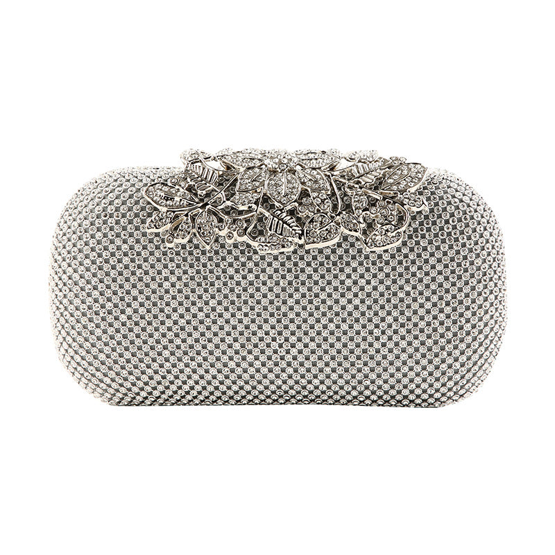 Sparkly Gold Rhinestone Evening Clutch Purse for Women - Elegant Party Wedding Prom Handbag 1759 | Perfect for Bridal Showers, Galas, and Formal Events
