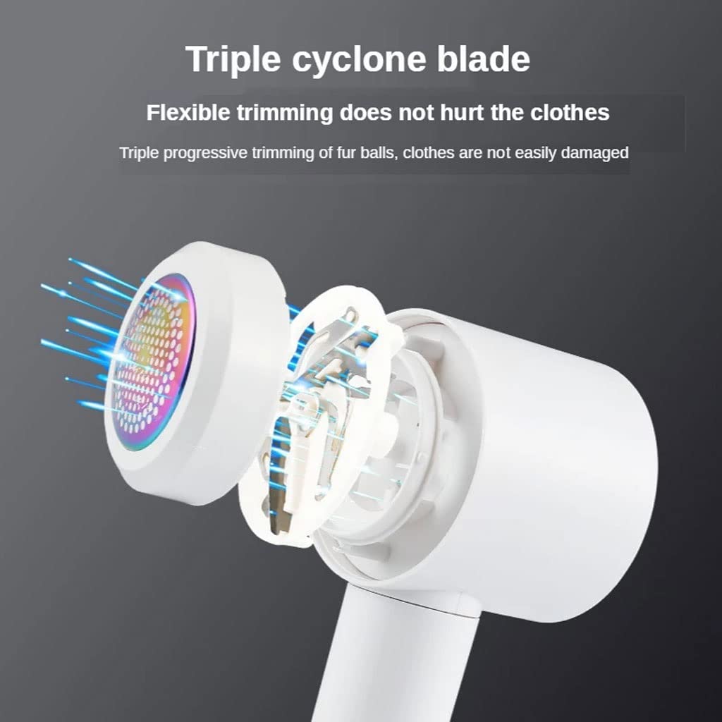 Rechargeable Hair Ball Trimmer - Electric Depilation Ball for Clothes, Fabric & Upholstery - 20cm Hair Remover Gadget for Pet Hair, Lint & Fuzz - Perfect for Home, Car & Travel Use