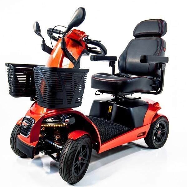 FreeRider USA FR1 4 Wheel Heavy Duty Mobility Scooter for Adults - 500 lbs Weight Capacity - Electric Powered Wheelchair for Indoor & Outdoor Use - Ideal for Shopping, Travel, and Daily Mobility Assistance