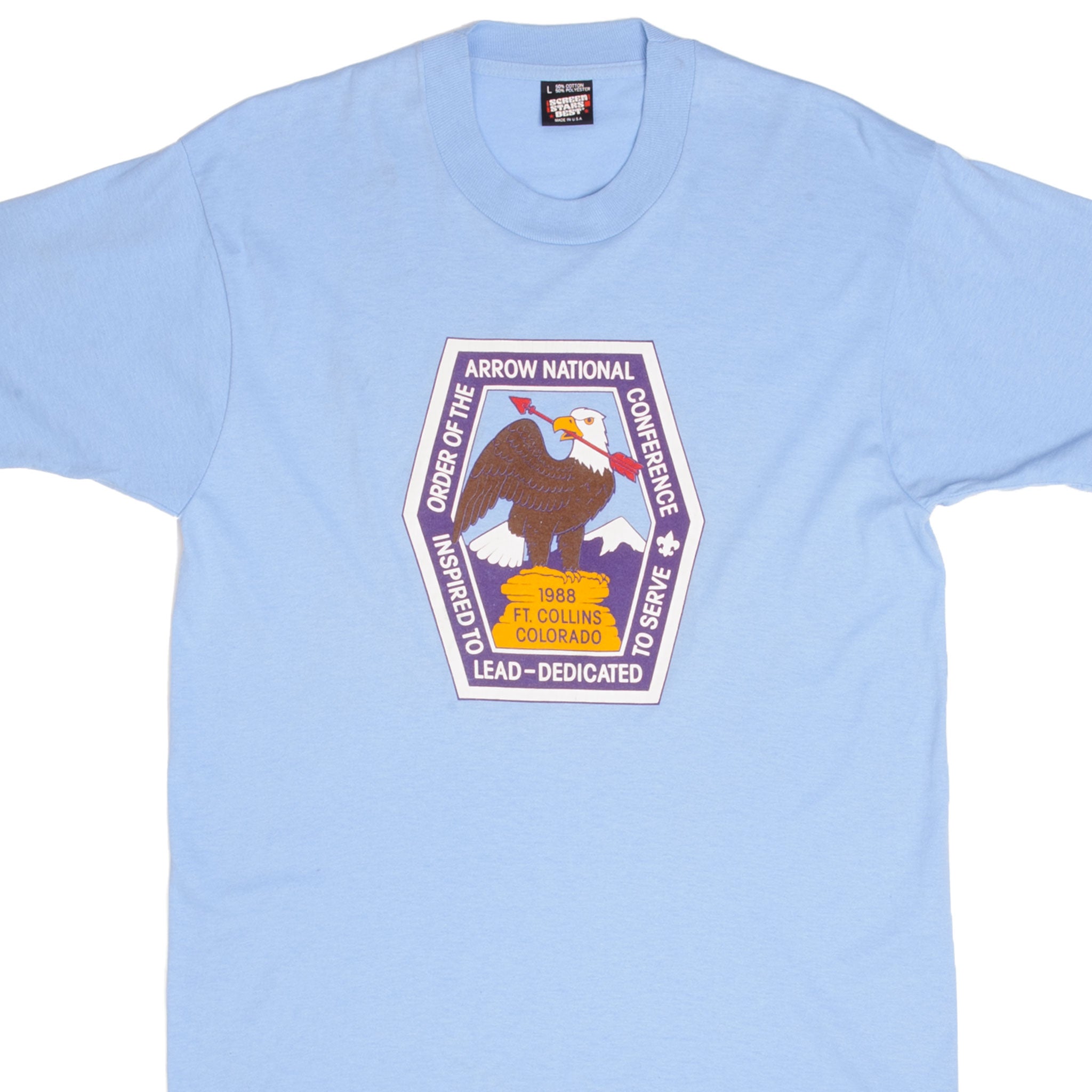 Vintage 1988 Fort Collins Colorado T-Shirt - Medium Size, Made in USA - Perfect for Retro Fashion & Casual Wear