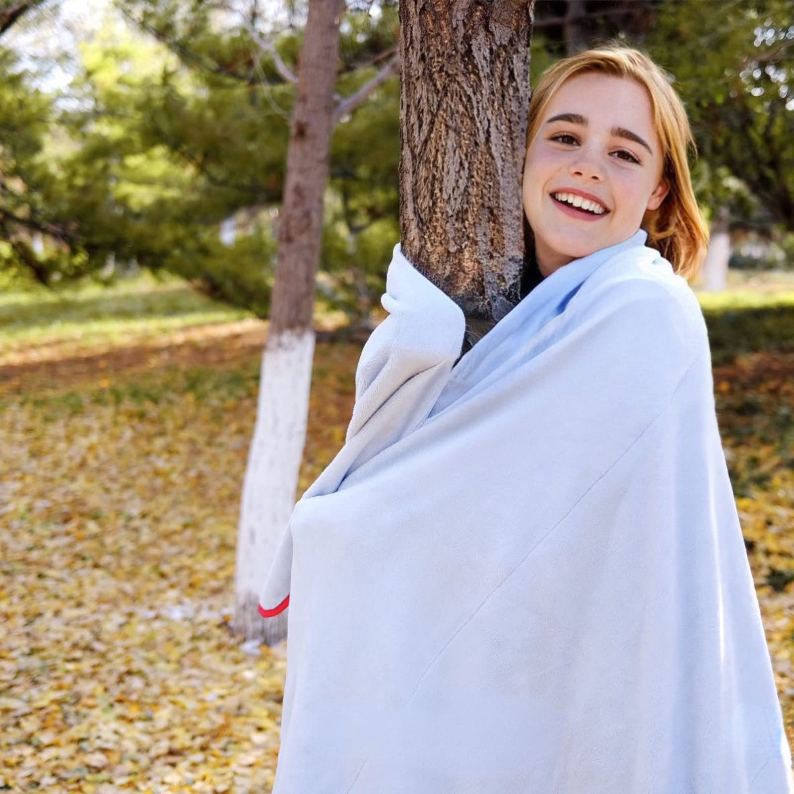 **KingCamp Waterproof Outdoor Blanket – Thick Fleece Warm & Windproof Blanket for Cold Weather, Lightweight & Foldable, Machine Washable – Perfect for Camping, Picnic, Beach, Stadium, Festival, Travel & Dog Outings**