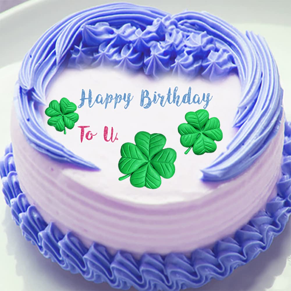 Lucky Four Leaf Clover Silicone Mold Set - Soft Polymer Clay Molds for Fondant, Chocolate, Cake Decorating, Resin Casting & DIY Crafts - Perfect for St. Patrick's Day, Baking, Candy Making & Home Decor