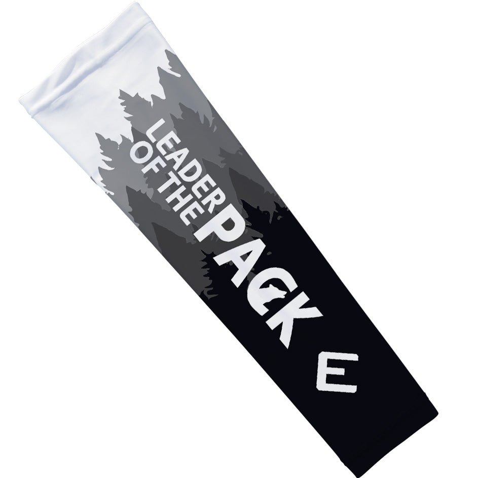 Leader Of The Pack Arm Sleeve - Compression Sleeves for Men & Women - UV Protection & Muscle Support for Running, Basketball & Outdoor Sports
