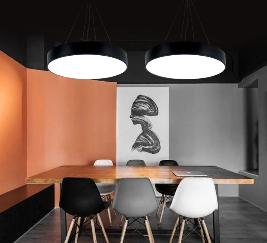 Modern LED Pendant Light Set - 6 Unique Designs for Kitchen Island, Dining Room & Bedroom Lighting - Energy Efficient Dimmable Hanging Lights for Home Decor