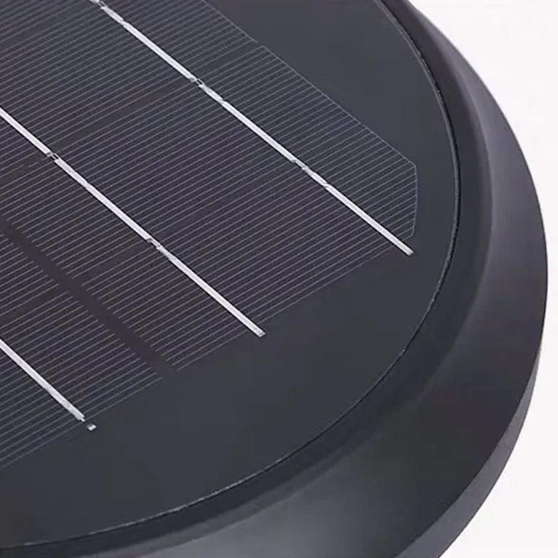 Solar Powered Cone Top Outdoor Pillar Lights - Waterproof Garden Pathway Lighting for Driveway, Walkway, and Landscape Decoration