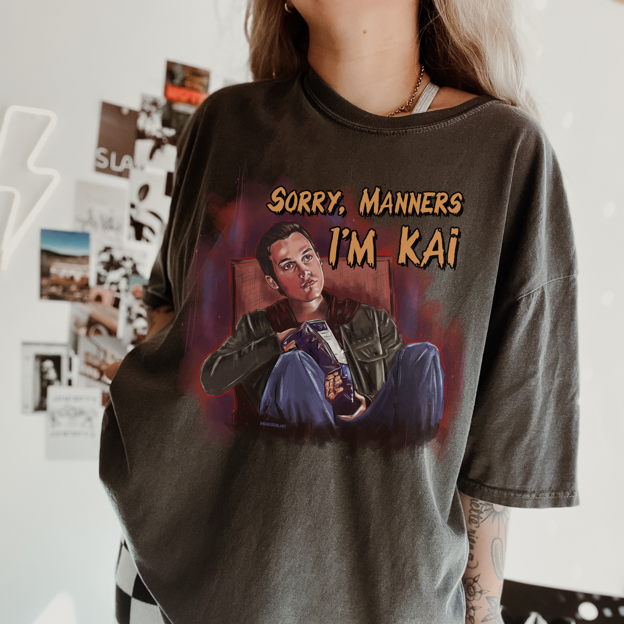 Kai Parker T-Shirt | Official Vampire Diaries Merchandise | Soft Cotton Graphic Tee for Men & Women | Perfect for Cosplay, TV Show Fans & Casual Wear