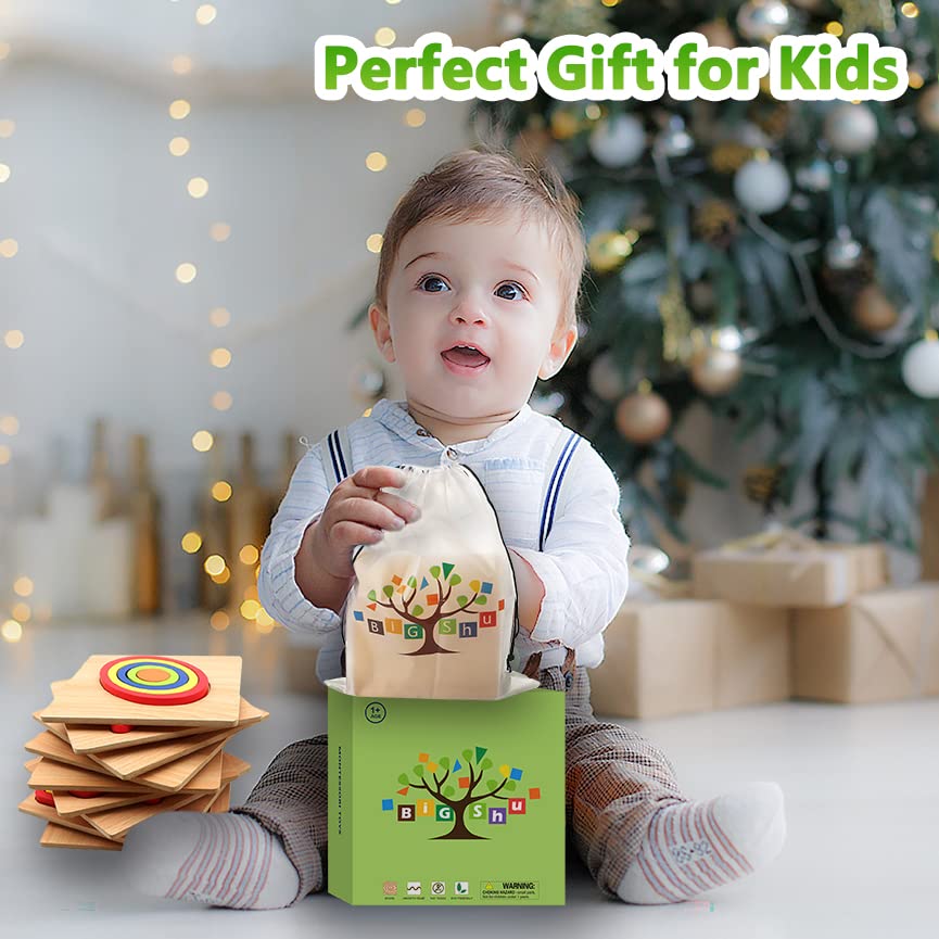 Montessori Wooden Shape Sorting Puzzle - STEM Learning Toys for 1-3 Year Olds | Perfect Toddler Gift for Birthdays & Preschool Education