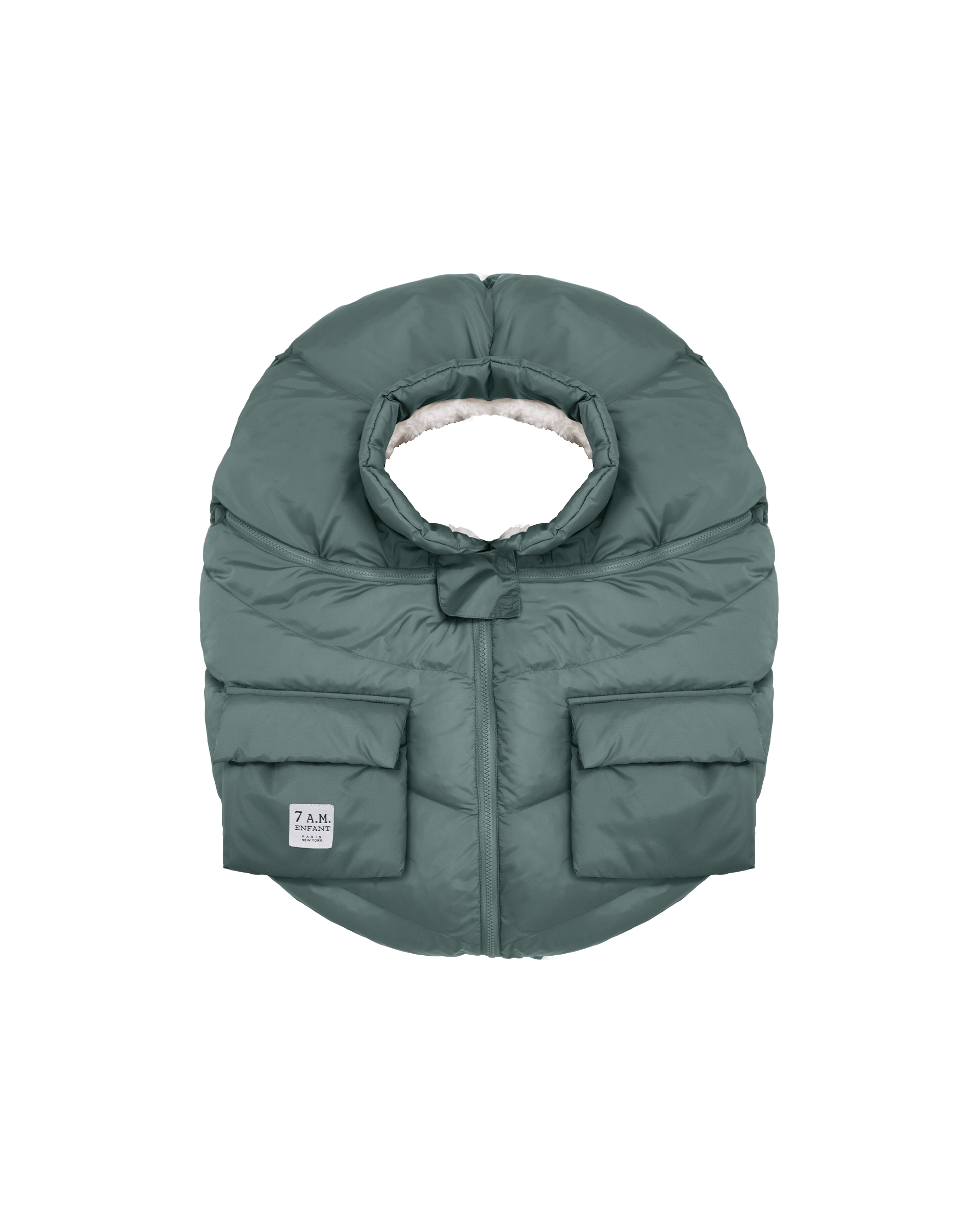 7AM Enfant Baby Car Seat Cocoon for Infants 0-12 Months - Soft & Warm Winter Car Seat Cover for Safe & Cozy Travel