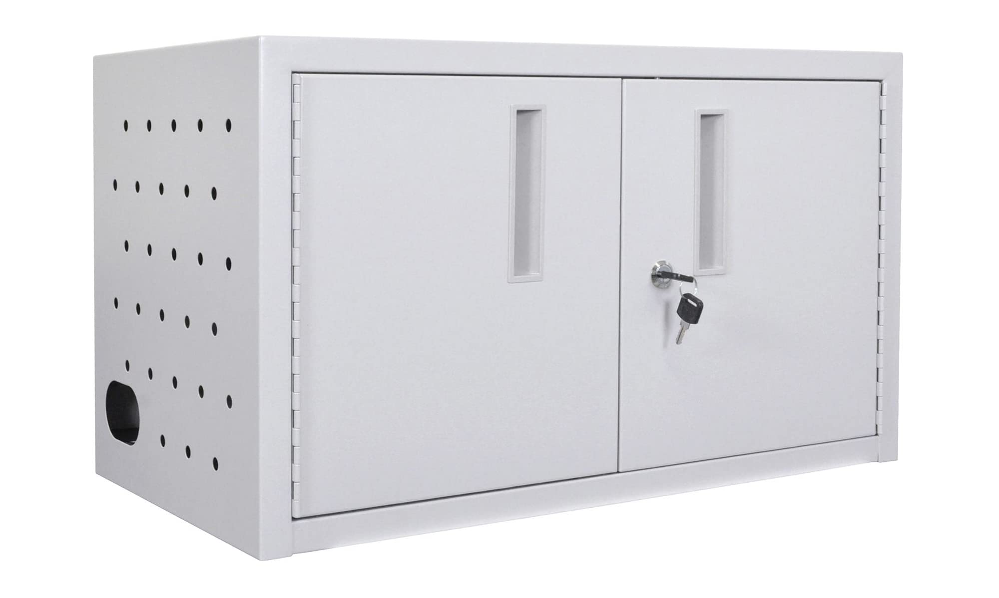 LUXOR LLTMW16-G Wall Mount & Desk Charging Station for 16 Tablets - Gray | Perfect for Schools, Offices & Conference Rooms