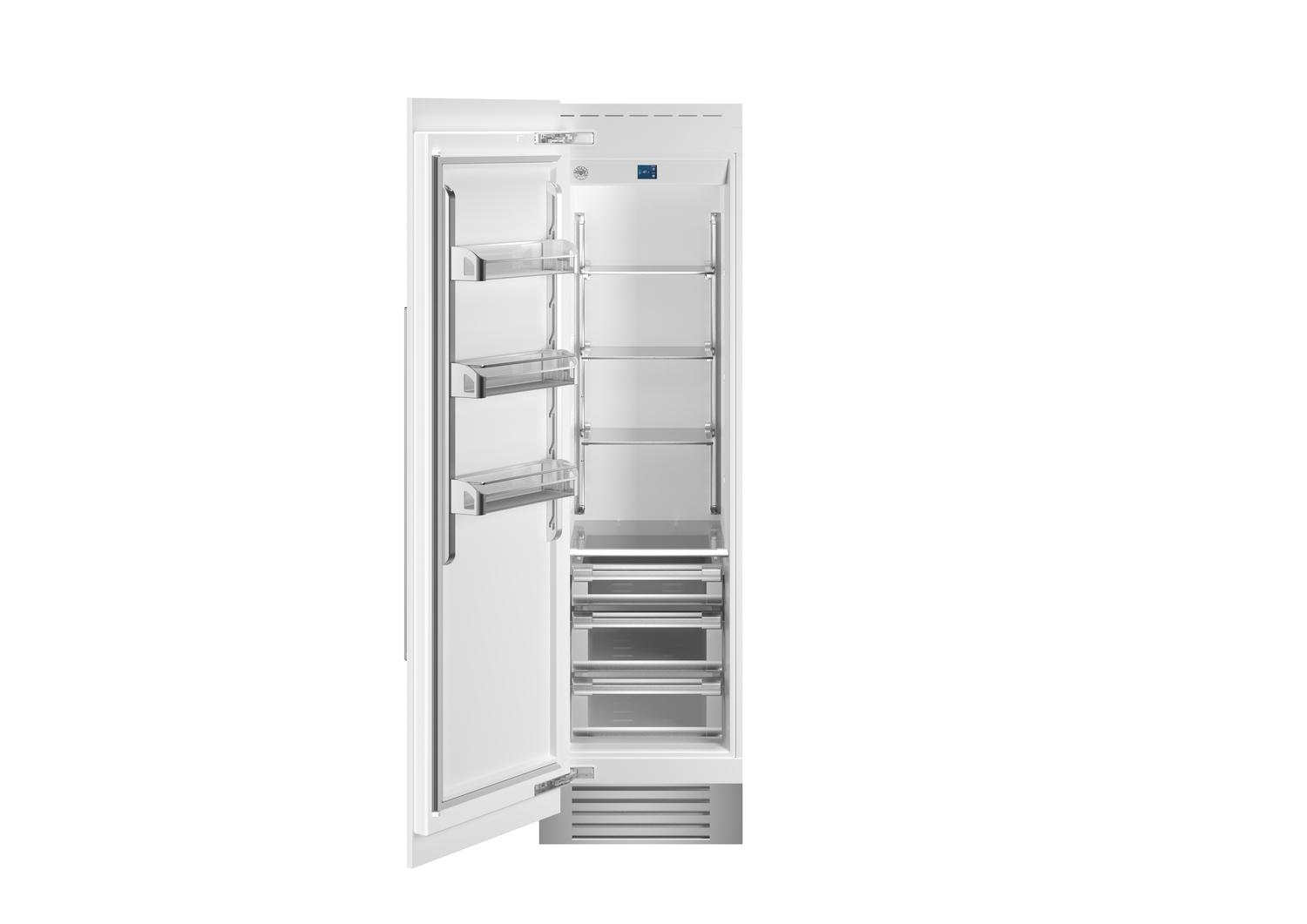 Bertazzoni REF24RCPRL23 24-Inch Built-In Panel Ready Refrigerator Column with Left Hinge - Perfect for Modern Kitchens and Open-Concept Living Spaces