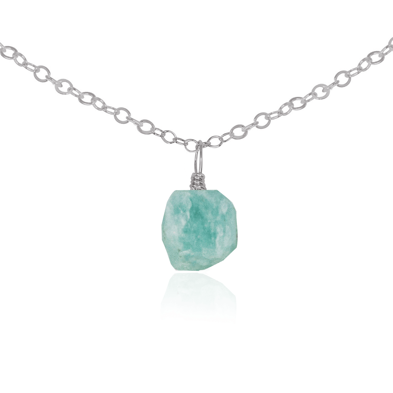 Natural Amazonite Gemstone Pendant Necklace - Healing Crystal Choker for Women | Perfect for Yoga, Meditation & Spiritual Jewelry Gifts