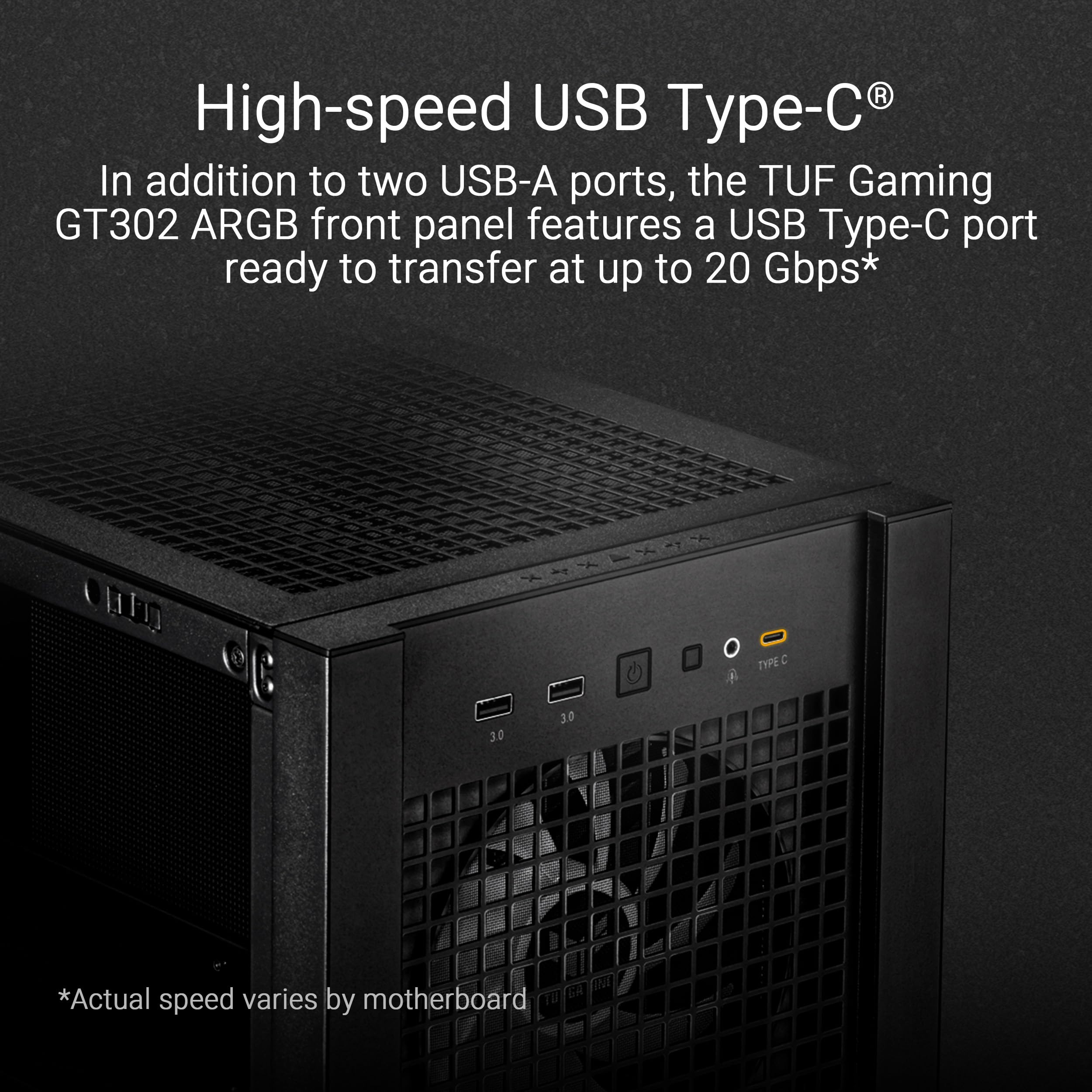 ASUS TUF Gaming GT302 ARGB White Edition ATX Mid-Tower PC Case - 4x 140mm ARGB Fans for Optimal Airflow & Cooling, Interchangeable & Detachable Panels, Hidden-Connector MB Support - Perfect for Gaming Rigs & High-Performance PC Builds
