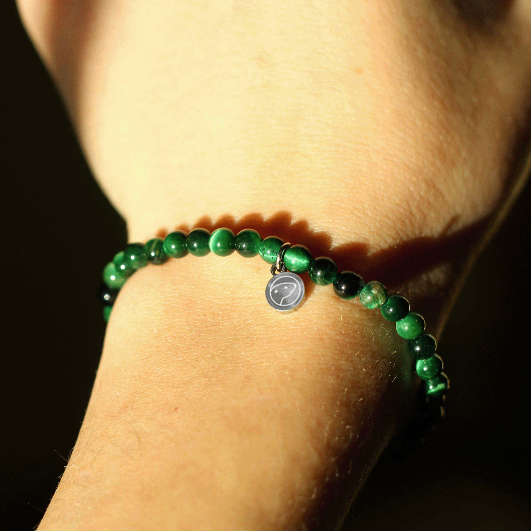 Green Tiger Eye Bracelet for Women - Mini Adjustable Beaded Bracelet for Protection & Good Luck - Perfect for Meditation, Yoga & Spiritual Healing